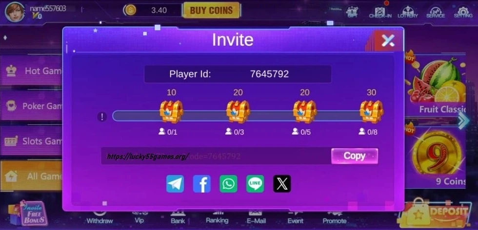Lucky 58 Game